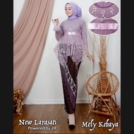 Promo setelan FREE HIJAB kebaya modern model Gurita Baju kebaya bahan tille modern/Baju kebaya wisud
