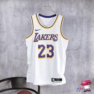球鞋補習班 NIKE NBA LAKERS 洛杉磯湖人 LEBRON JAMES 球迷版球衣 CW3595-101