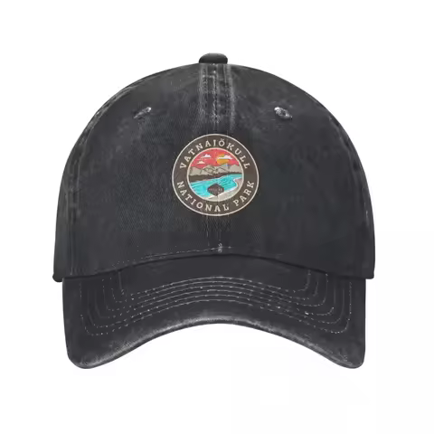 Vatnaj?kull National Park, Iceland Baseball Cap Military Cap Man Visor foam party Hat New In The Hat