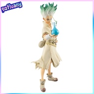 Figure Model Anime Dr Stone Action Ishigami Senkuu PVC Simulation Miniature Collectible for Kids Dur