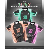 【Ready Stock】Volleyball Edition Unisex T-shirt Design Malaysia Baju VOLLEYBALL jersey custom name ba