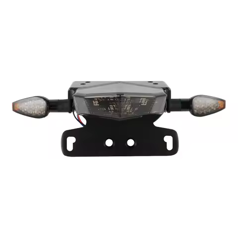 Motorcycle LED Turn Signal Indicator Light Rear Brake Light License Plate Holder For Suzuki DRZ400S 