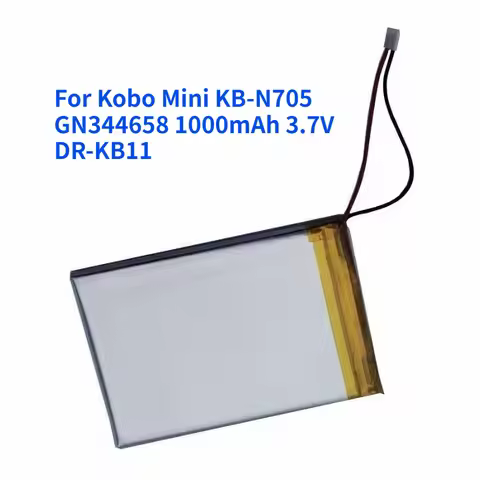 1000mAh 3.7V DR-KB11 For Kobo Mini KB-N705 GN344658 E-reader Battery