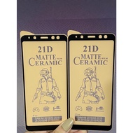 Asus ZENFONE 4 MAX PRO ZENFONE LIVE L1 LIVE L2 TEMPERED GLASS 21D Ceramic Matte Screen Guard Full