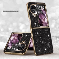 Find N3 Flip  Casing Case For OPPO Find N3 Flip Find N2 Flip Electroplated Star Diamond Glitter Powd