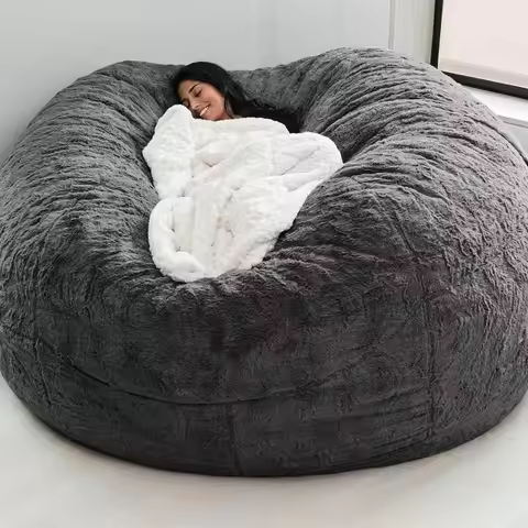 Multi Functional Foldable Fabric Lazy Sofa Modern Simplicity Versatile Combination Bean Bag Just Cus