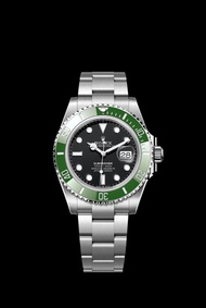 預訂 佐敦門市 100% 全新 Rolex 126610LV 勞力士 Submariner Date 蠔式 鋼 綠色 黑面 41mm steel case Oyster Green Black Bracelet 黑色 綠圈 五年保養