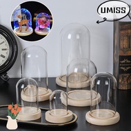 UMISTYDREAM9IQ0 Glass cloche Plants Jar Terrarium Tabletop Glass Vase Terrarium Flower Storage box