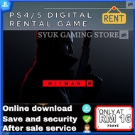 [PS4/5 game]Hitman 3/Rental Game/Genuine Activation/Playstation/7 Days