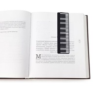 黑色金屬書籤鋼琴播放器，送給狂熱讀者音樂愛好者的完美禮物