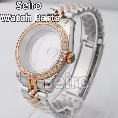 36mm/39mm Diamond Datejust Watch Case Oyster Jubilee Strap Sapphire Crystal Glass Mod Parts Compatib