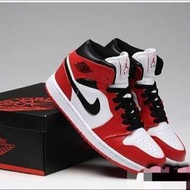 NIKE AIR JORDAN 1 AJ 1 喬丹一代 白黑紅配色 高筒 櫻木花道 複刻版 男女款 35~47