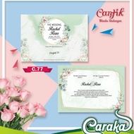 BEAUTIFUL WEDDING BLANK 77 - LUXURIOUS LOOK PRICE