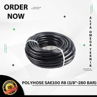 POLYHOSE R8 3/ 8 INCH THERMOPLASTIC HYDRAULIC HOSE 280 BAR 3/8"