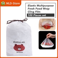 MLD 🇲🇾 [READY STOCK] 100pcs Food Grade Disposable Plastic Wrap Bahan Gred Makanan PE Fresh Balut Pla