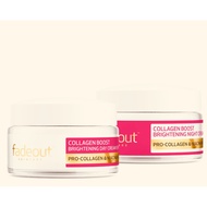 fadeout collagen Boost whitening day&night cream clearance  stocks without box