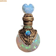 QIRVEN Moon Magic Potion, Aura Cosplay Witch Glass Ball, Mermaid's Tears Bottle Retro Style Victoria