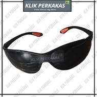 Original Vitatools Kacamata Las Hitam || Kaca Mata Safety Glasses Black Gerinda & Las