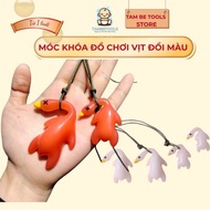 Color Changing Duck, Beijing Roasted Duck - stress relief toy, Keychain making