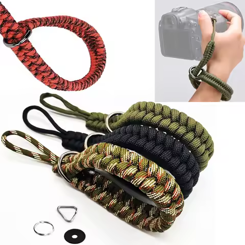 Anti-lost Lanyard Camera Wrist Strap Hand Strap Grip Wristband For Canon Sony Fuji DSLR Camera Belt 