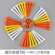 Golf Nail Plastic Ball Tee Multicolor Bulk Height 69mm