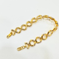 22k / 916 Gold Donut Ring Bracelet