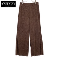 Vivienne Tam 2025 年棕色人字紋網眼褲，38 碼 [二手]