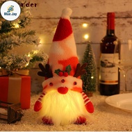 BJ Christmas Gnome, LED Lights Handmade Christmas Rudolph Doll,  Sequins Hanging Decorations Gnome P
