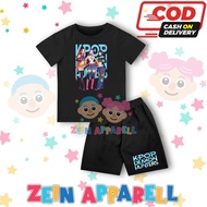 Demon Hunter X Kpop Kids T-Shirt Set Demon Hunter Kpop Kids Clothing Set/