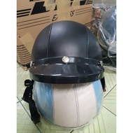 avex Helmet vintage Style Half Leaf Leather Cover Hamlet styles Pattern
