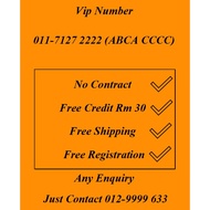 011-7127 2222 Vip Number (Prepaid Or Postpaid, No Contract & Free Shipping)