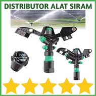 SPRINKLER BIG GUN 1 INCH SPRINGKLER KEBUN IMPLUSE IMPACT RADIUS 25M PISTOL TEMABAKAN PENYIRAMAN AIR 