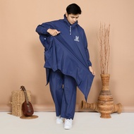 Kevatie Rainwear Poncho series/ Raincoat Bat raincoat Poncho raincoat and/ pants navy series Poncho 