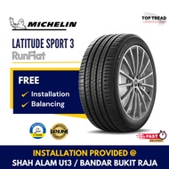 Michelin Latitude Sport 3 ZP Run Flat 19 20 inch Tyre (INSTALLATION/DELIVERY WEST) Tayar Tire RFT