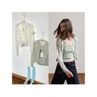 [EGGKA] [SEPARATED] Short thin wool cardigan