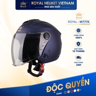 [MANUFACTURER] [MASTER] Genuine Royal M777K 3/4 Helmet with Goggles, Helmet for Men and Women Motorc