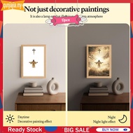Jesus Lamp Jesus Light Up Picture LED Light Painting Night Light Christian Gifts