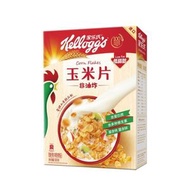家樂氏 原味玉米片（500g/盒）低脂營養代餐麥片 即食沖飲 穀物輕食