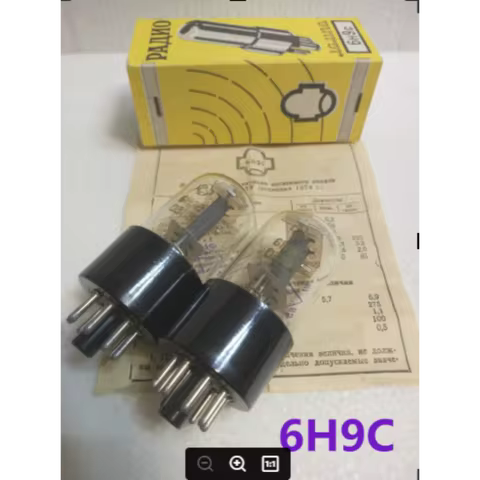 New Soviet 6H9C tube generation 6SL7 5691 6N9P original test pairing