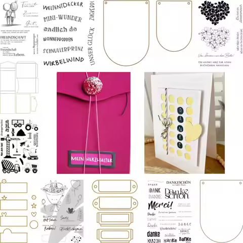 Small Round ABC Friends for Life Cutting Dies Scrapbook Diary Decoration Stencil Embossing Template 