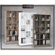 EUREKA 15 Bookcase File Cabinet Compartment Shelf Storage Wood Office / Rak Almari Buku HAVIR