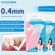 toothbrush berus gigi Haotoshu Interdental Brush Adult Interdental Gap Brush Orthodontic Dedicated O