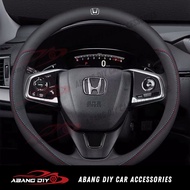 Honda City CRV 2024 6th Civic FE Jazz Accord WRV BRV HRV CRV Odyssey Nappa Leather Steering Cover St