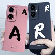 For Tecno Camon 19 Pro CI8 CI8n Case Camon19 CI6n Lucky Initial Letter Shockproof Soft Silicone Back