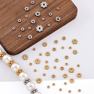 3mm Spacer Beads Plated With 18K Gold Hypoallergenic DIY Bracelet Jewelry Accessories