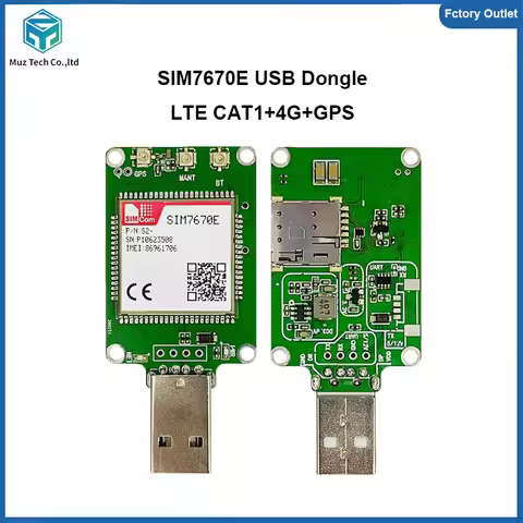 SIM7670E SIM7670G USB Dongle 4G LTE Cat1 Module Support GNSS SIM7670E for Europe/Middle East/Africa 