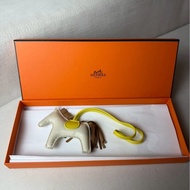 HERMES RODEO 愛馬仕白黃棕小馬