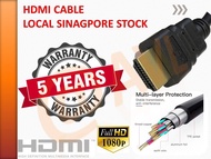 AVL HDMI Cable  available length 1m & 1.5m able for 4k  LOCAL SINGAPORE STOCK  FAST DELIVERY  4k HDM