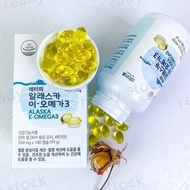 【BUY3FREE1】EXP2027.6 Atomy Alaska Fish Oil E-Omega 3 EPA+DHA 700mg (550mg x 180capsules) exp：2026 ho