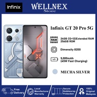 Infinix GT 20 Pro 5G ( 24GB (12+12) Extended RAM 256GB ROM ) Original Infinix Malaysia Warranty